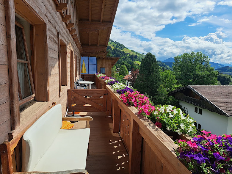Balkon der Ferienwohnungen im Haus Moosanger