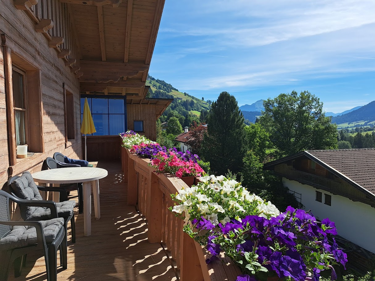 Balkon der Ferienwohnung Markbachjoch