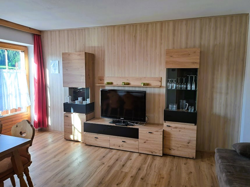 Wohnzimmer der Ferienwohnung Markbachjoch