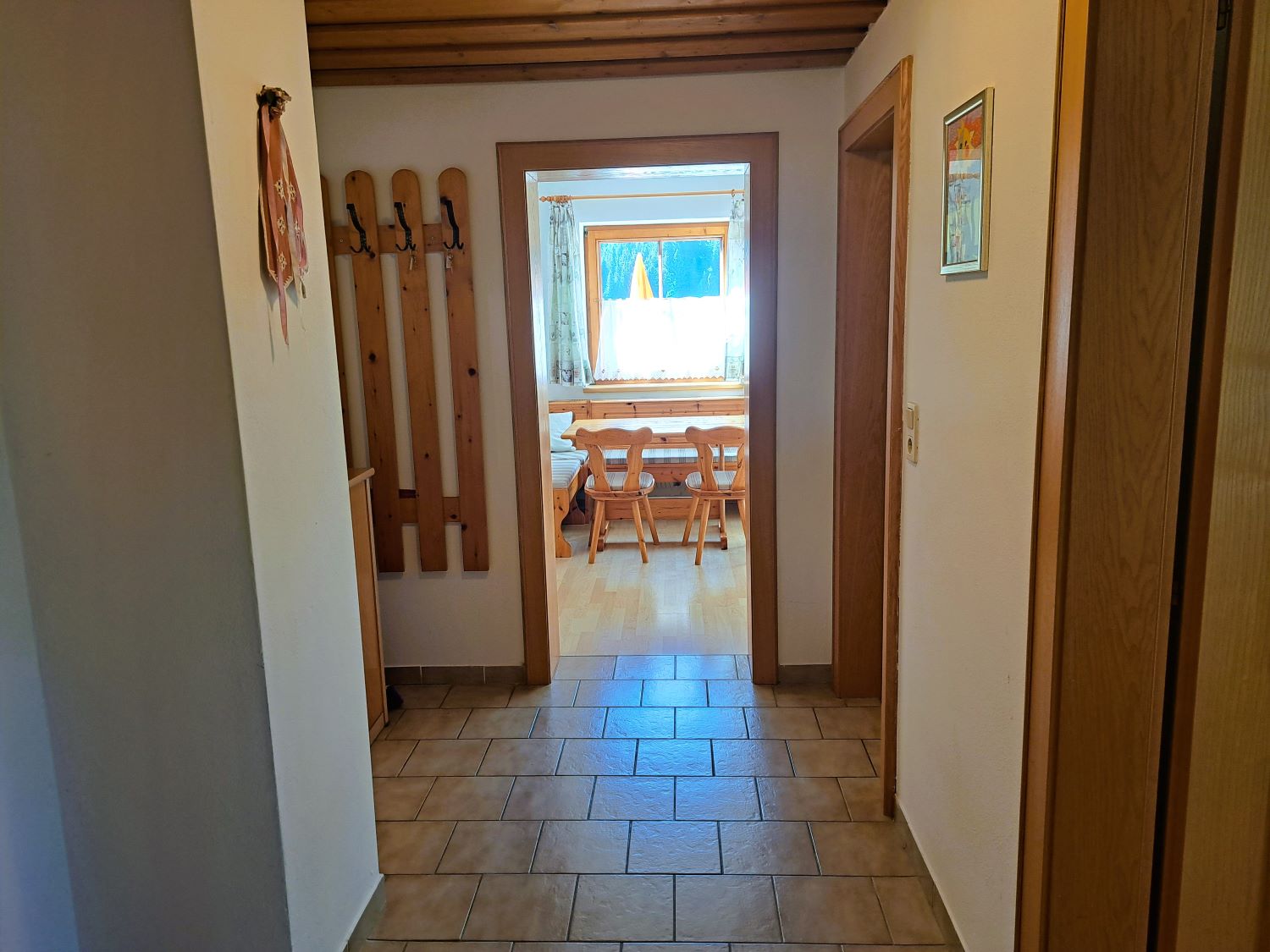 Vorraum der Ferienwohnung Schatzberg