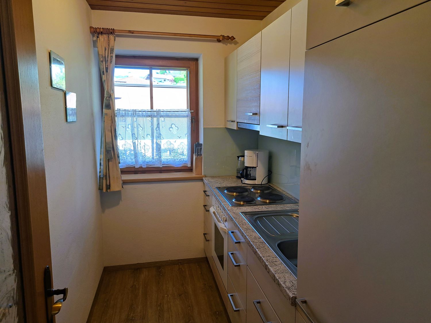 Küche der Ferienwohnung Schatzberg