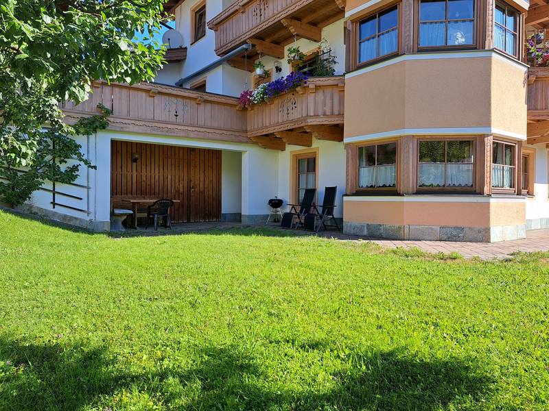 Die Ferienwohnung Roßkopf mit Garten in Oberau Tirol