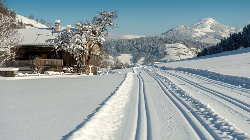 Langlaufloipe in der Wildschönau nahe Haus Moosanger