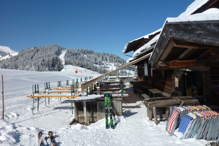 Skihütte an der Markbachjochbahn