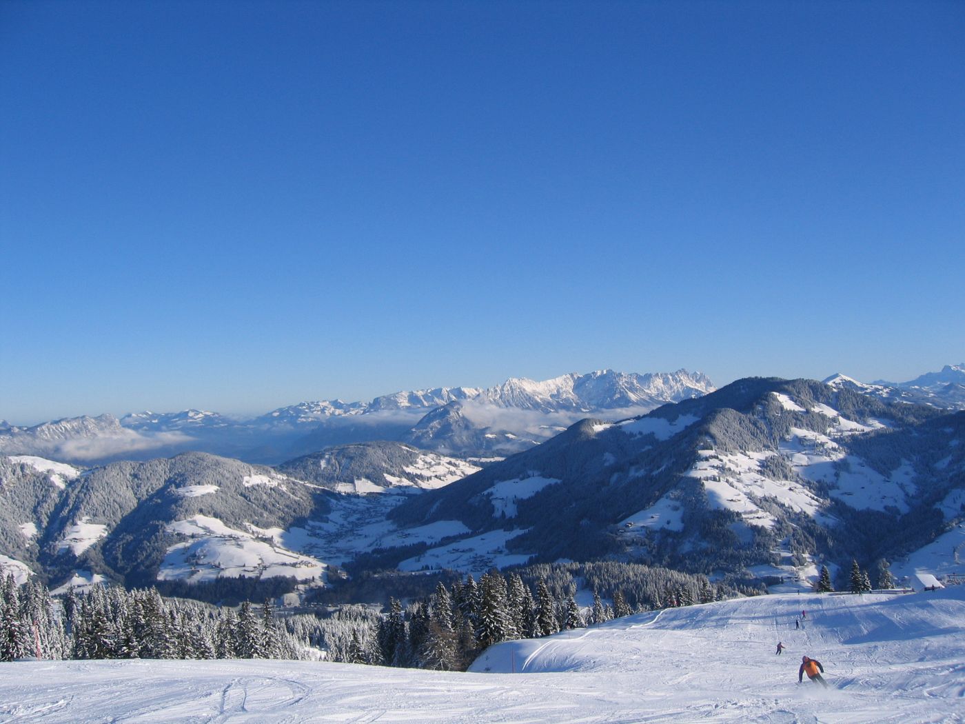 Mit der Schatzbergbahn in das Ski Juwel