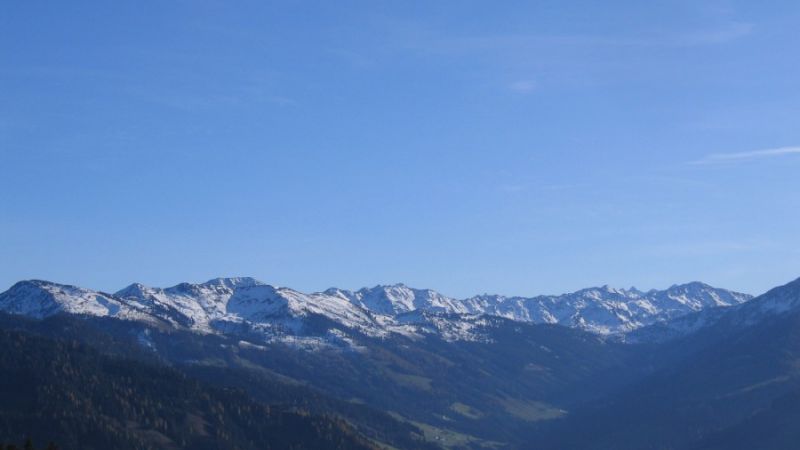 Berge im schnee